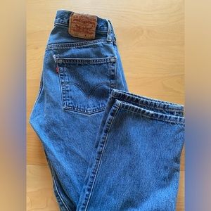 Mens Levi’s 501 33x30 Medium wash denim